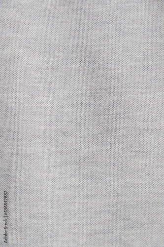 Gray fabric texture. Clothes background. Close up