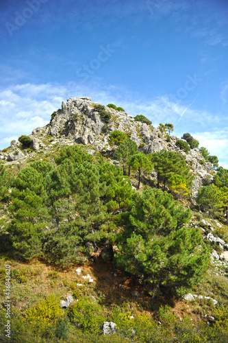 Sierra de Grazalema Natural Park in Andalusia, Spain 