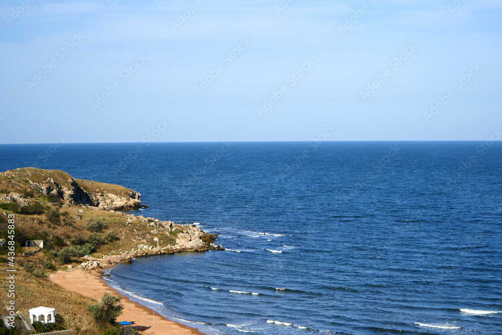 Fototapeta premium Summer seascape in Europe.