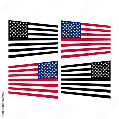 4 july independence day of USA vector image