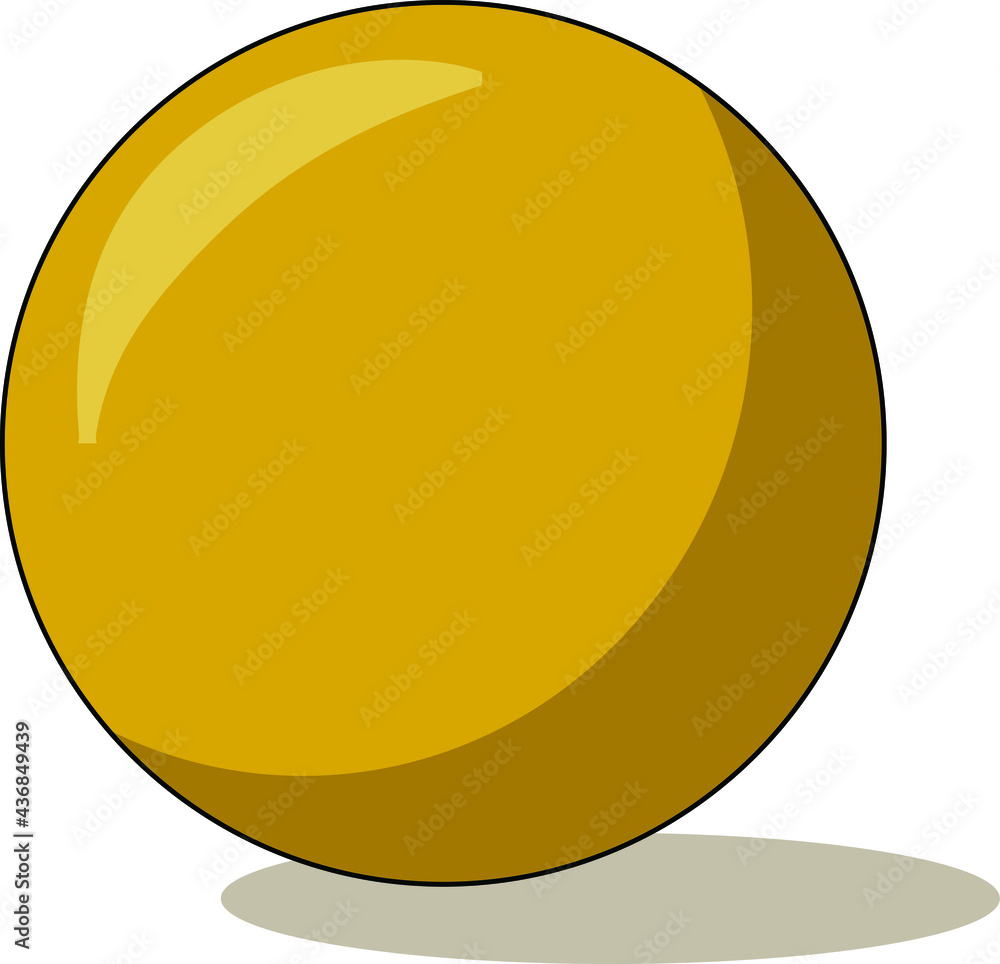 yellow ball