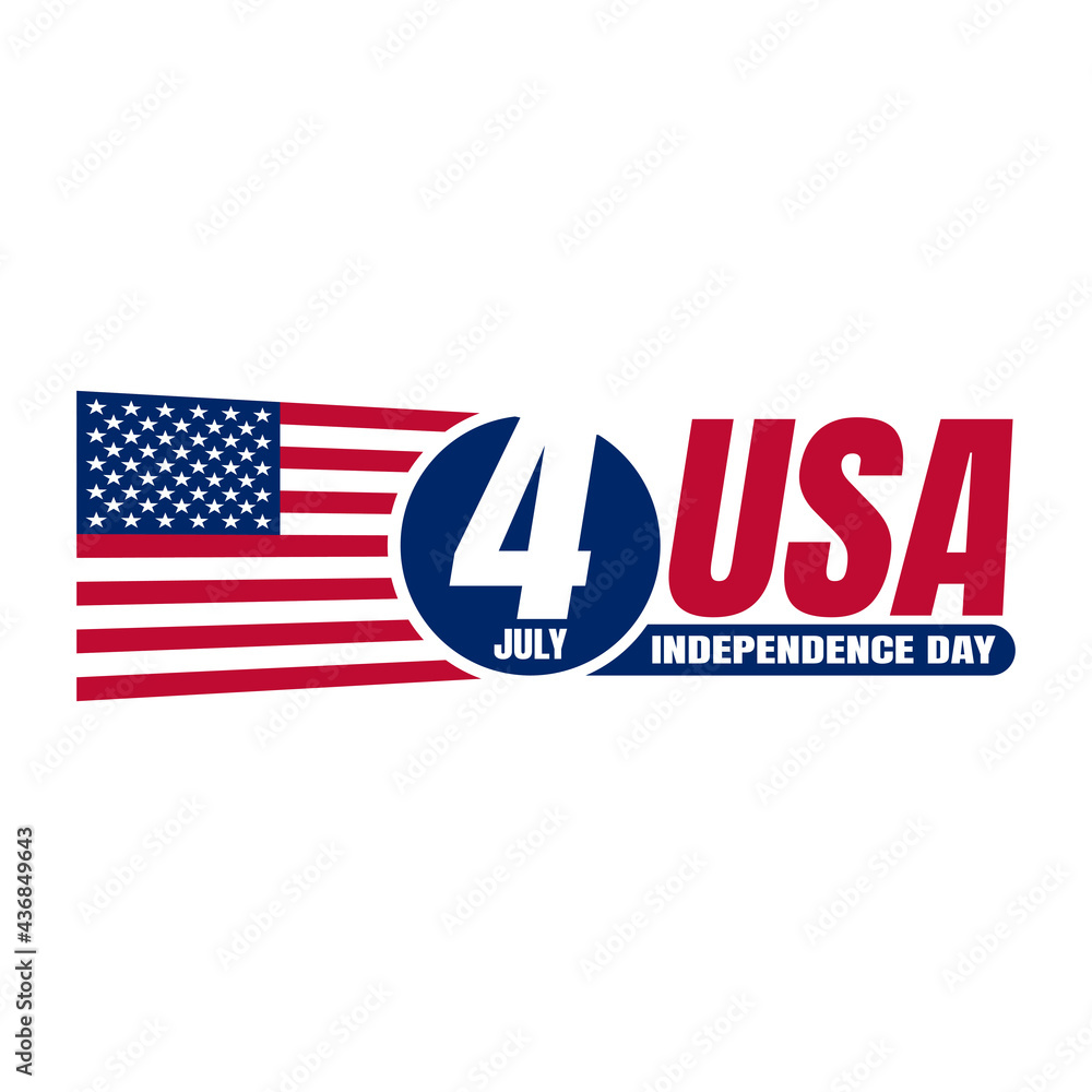 4 july independence day of USA vector image 4 july independence day of USA vector image