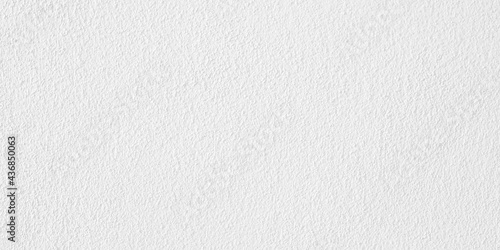 Wide white cement wall textures background and copy space for text.