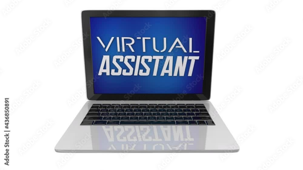 Virtual Assistant Laptop Computer Work Remote Professional Scheduler Administrative Help 3d Animation Virtual Assistant Laptop Computer Work Remote Professional Scheduler Administrative Help 3d Animation