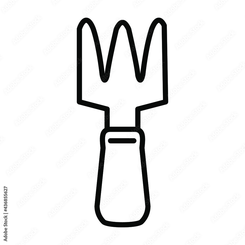 fork icons. fork symbol vector elements for infographic web.