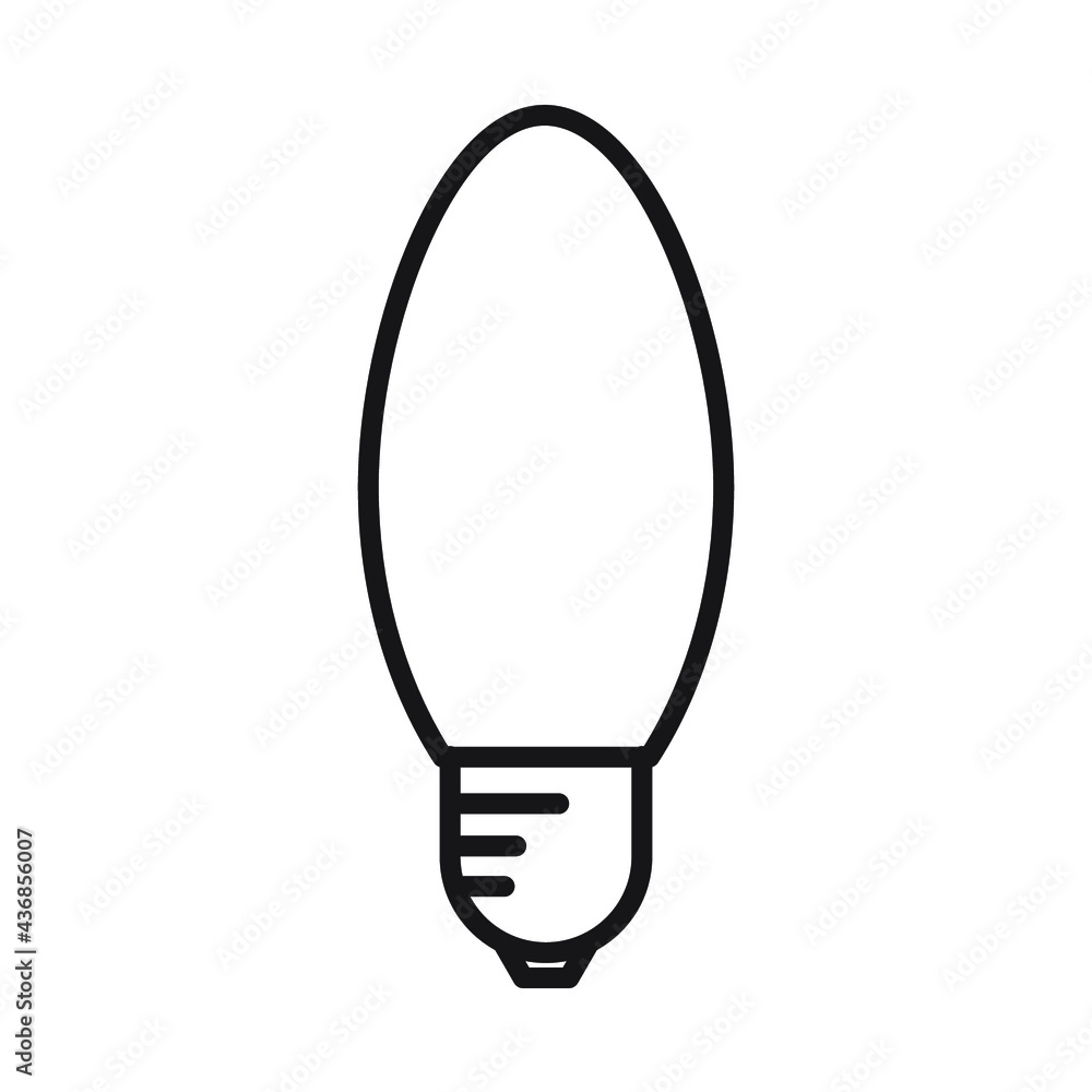 Light Bulb icons. Light Bulb symbol vector elements for infographic web