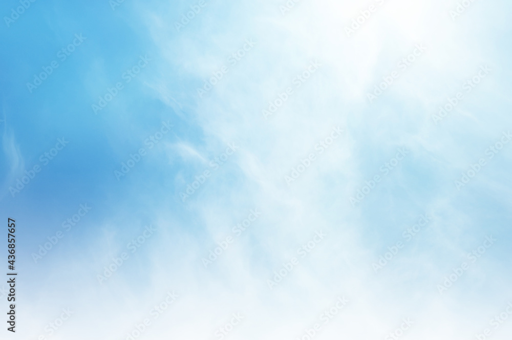 Blue sky with white cloud. Blue background. The summer sky is colorful clearing day and beautiful nature in the morning. for backdrop decorative and wallpaper design. The perfect sky background. Blue sky with white cloud. Blue background. The summer sky is colorful clearing day and beautiful nature in the morning. for backdrop decorative and wallpaper design. The perfect sky background.