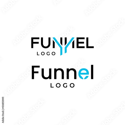 A clean and unique logo about the funnel.
EPS10, Vector.