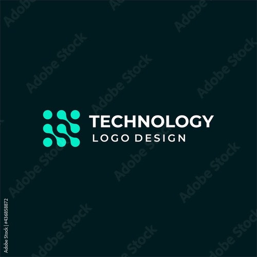 A modern and simple logo about connectivity and technology.
EPS10, Vector.