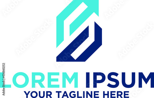 Initial Letter S Investment logo