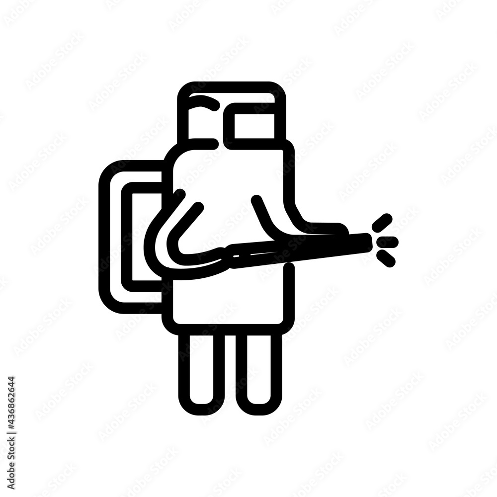 Personal protection gear line icon. essential for corona virus workers. protection symbol. simple illustration. Editable stroke. Design template vector Personal protection gear line icon. essential for corona virus workers. protection symbol. simple illustration. Editable stroke. Design template vector