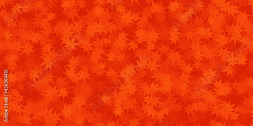 秋の紅葉背景素材シームレス
