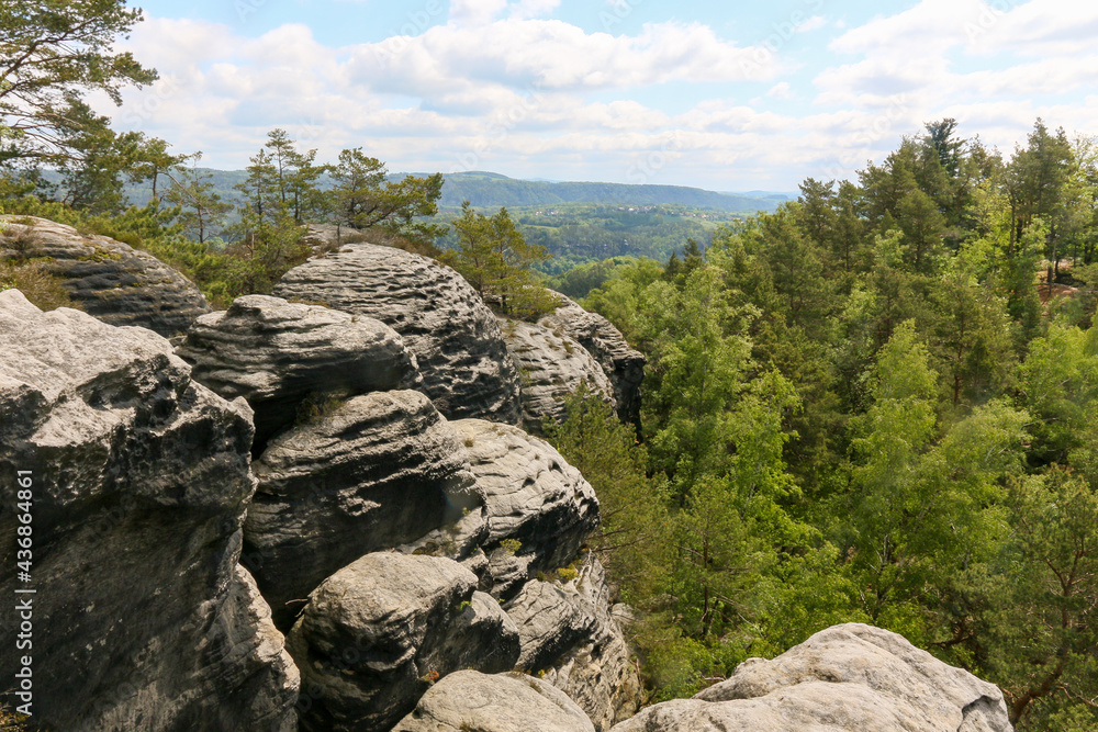 Sächsische Schweiz - Felsgebilde aus Sandstein Sächsische Schweiz - Felsgebilde aus Sandstein