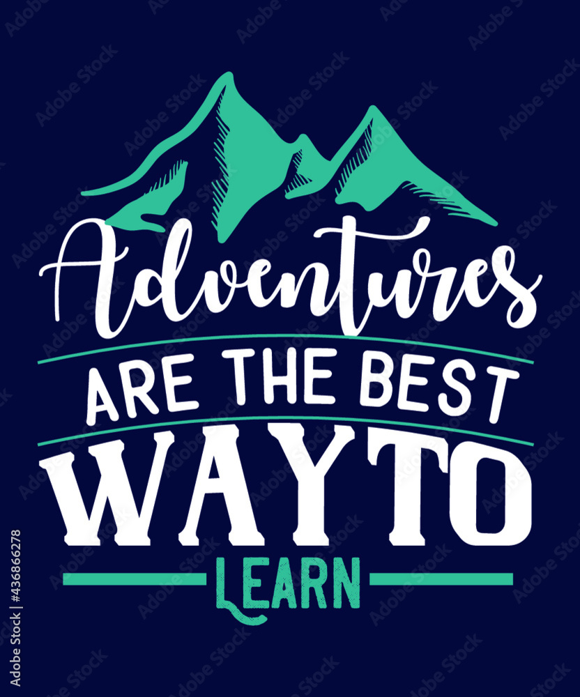 Camping Hiking Nature Mountain River Vintage adventure Graphic Illustration Vector Art for T-shirts, mugs, Stickers, and many more.