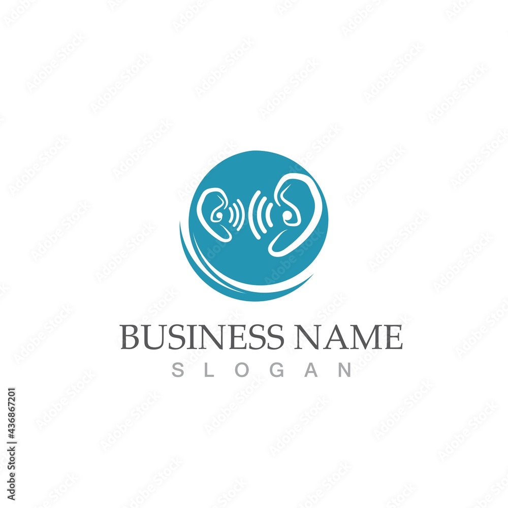 Hearing Logo Template Hearing Logo Template