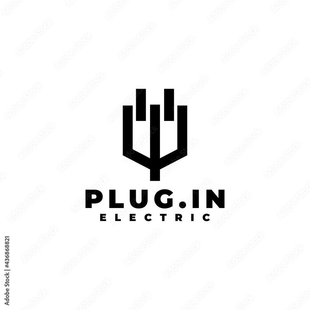 line art illustration of a electric socket, good for any business logo who related with electric. line art illustration of a electric socket, good for any business logo who related with electric.
