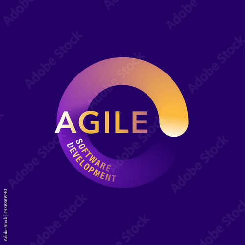 Agile Software Development concept