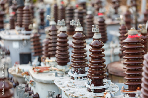 Insulator of high voltage  tranformer