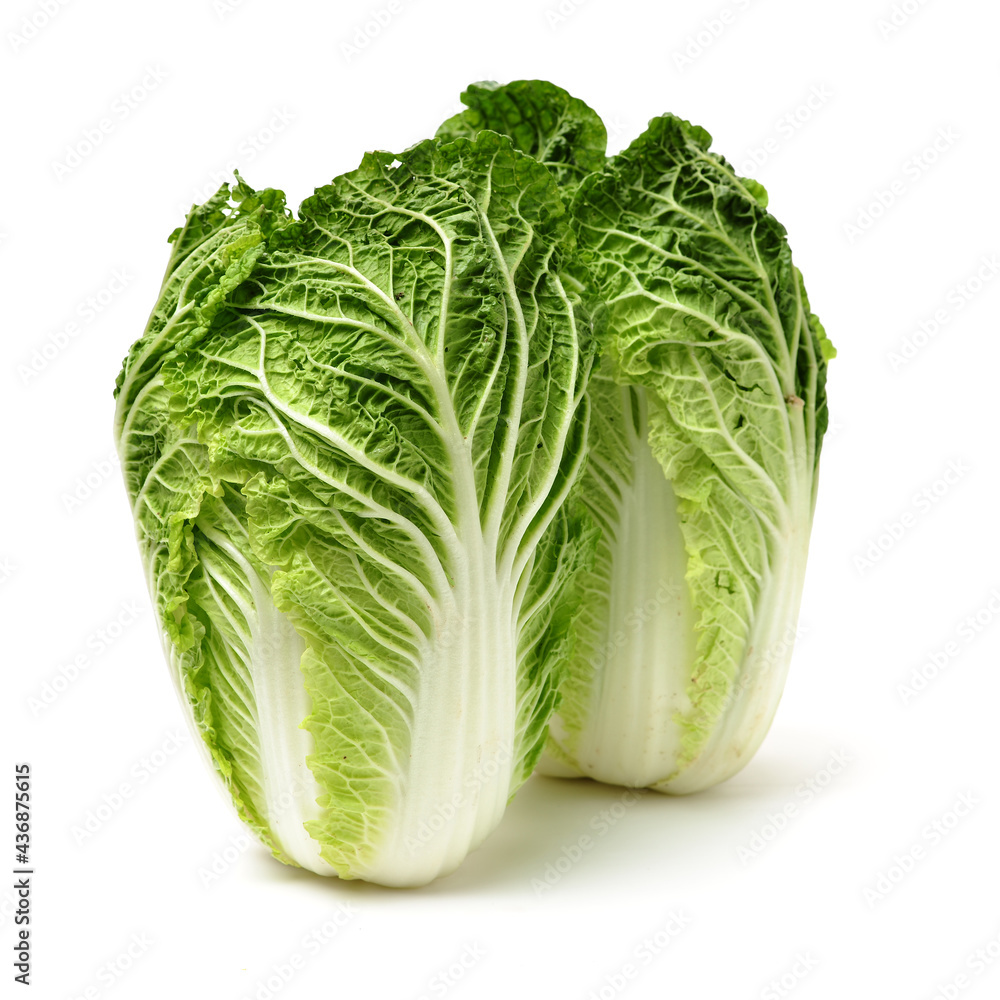 Chinese cabbage on white background Chinese cabbage on white background