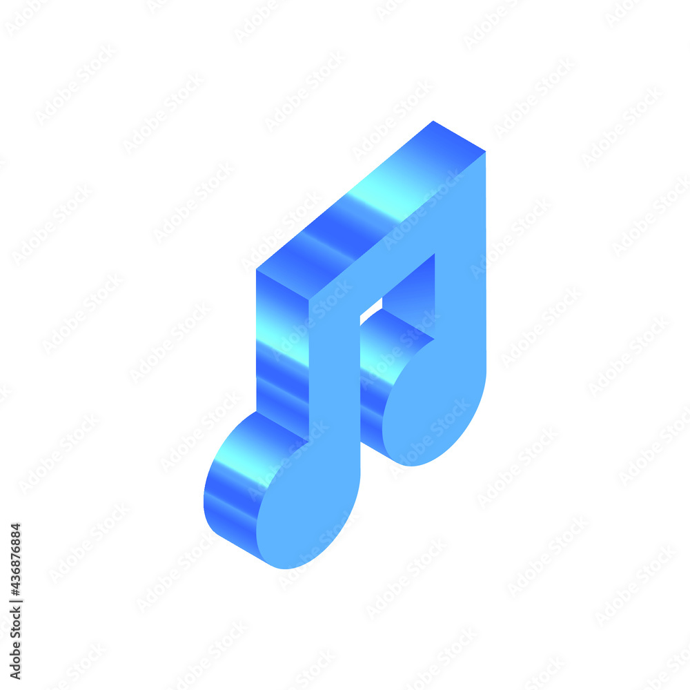 Isometric Blue Icon. Modern Flat Vector Illustration. Note Sign. Social Media Template. Isometric Blue Icon. Modern Flat Vector Illustration. Note Sign. Social Media Template.