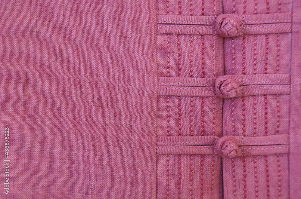 Front side of colorful handmade cotton man's shirt. Front side of colorful handmade cotton man's shirt.