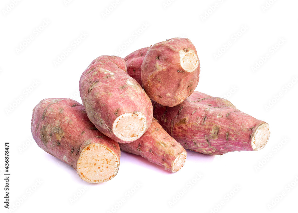 Sweet potato isolated on white background Sweet potato isolated on white background