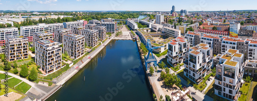 Offenbach harbor - view from above