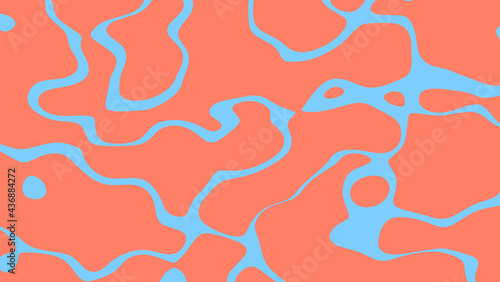 Abstract color background with fluid shapes. Vector illustration.