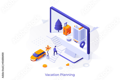 Isometric Vector Illustration For Website