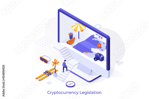 Isometric Vector Illustration For Website