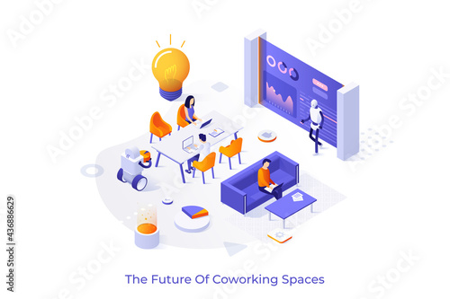 Isometric Vector Illustration For Website