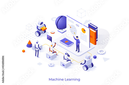 Isometric Vector Illustration For Website
