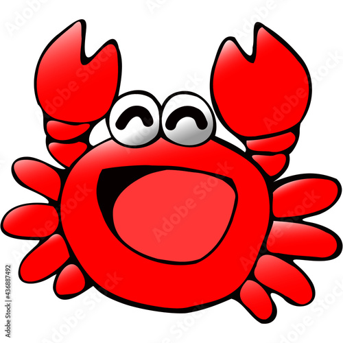 red crab cartoon