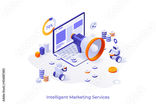 Isometric Vector Illustration For Website