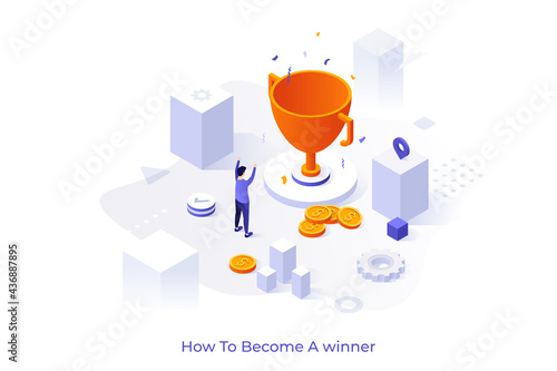 Isometric Vector Illustration For Website