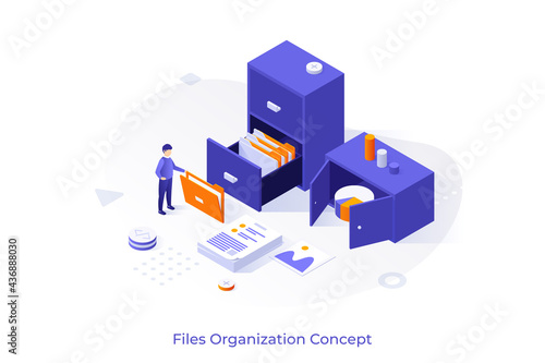 Isometric Vector Illustration For Website
