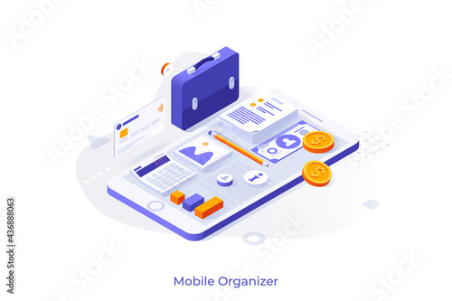 Isometric Vector Illustration For Website