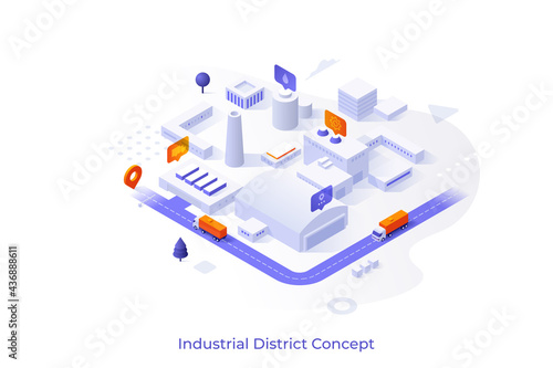 Isometric Vector Illustration For Website