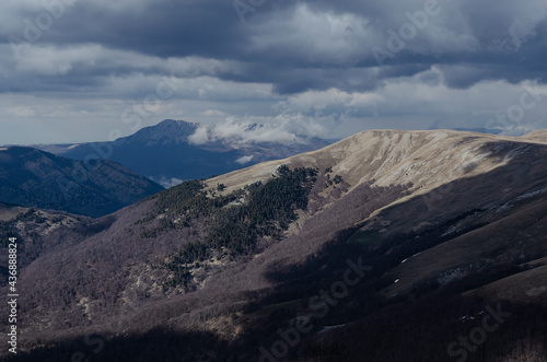 CRIMEA, ROMAN COSH: Scenic landscape view of the rocky mountains