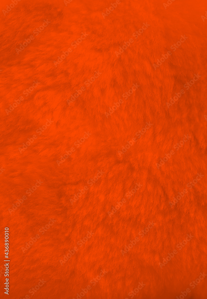 Fototapeta premium Orange fur background close up view.