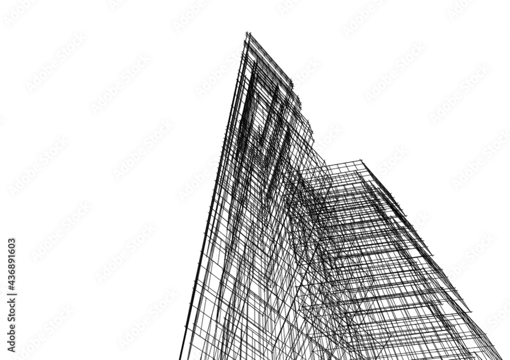 abstract architecture drawing abstract architecture drawing