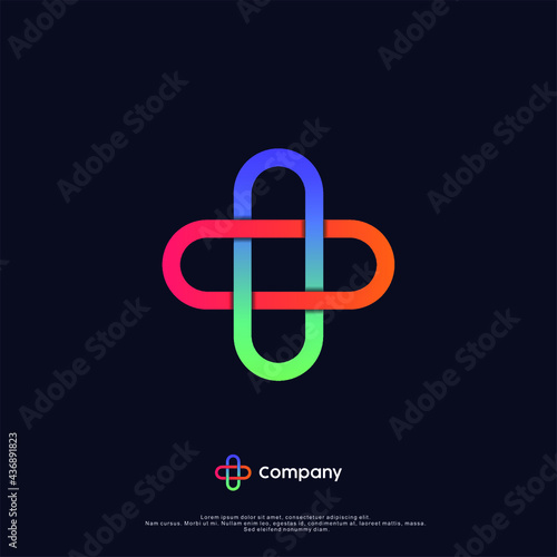 Modern Plus Logo Design for your business