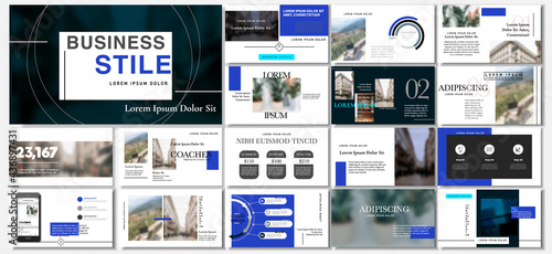 Set of business plan presentation template. Social media pack. Easy use in modern blog posts or Editable simple info banner, trendy book. For app, digital display style. Bright web flyer work. a4. ppt