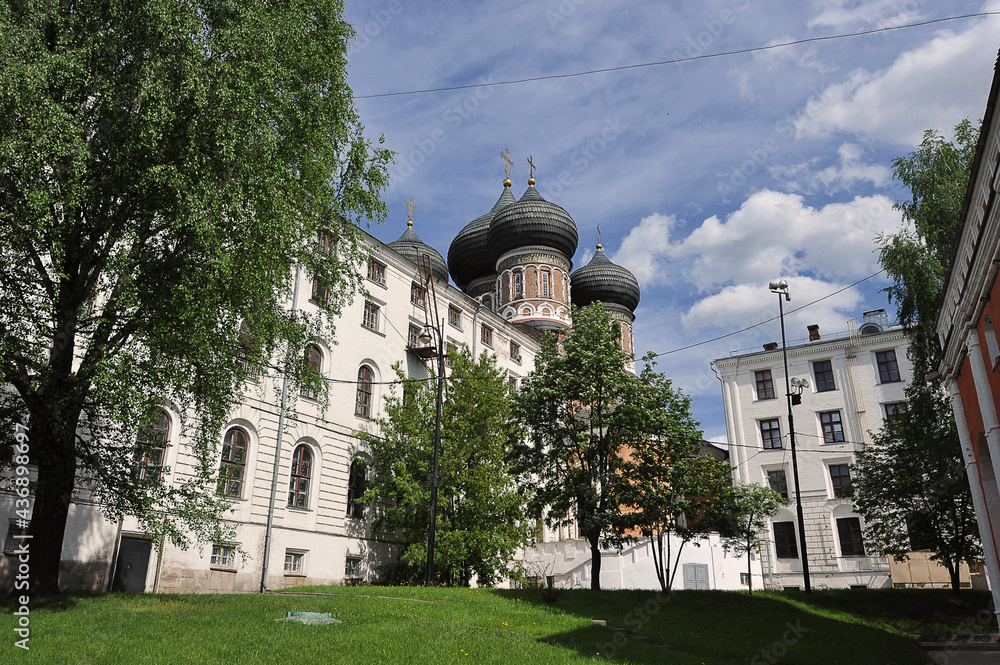  view on the Cathedral of the Intercession  on Izmailovsky Island in Moscow