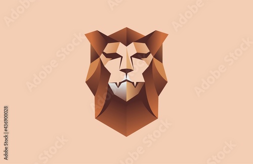 Beast Lion Head Logo photo