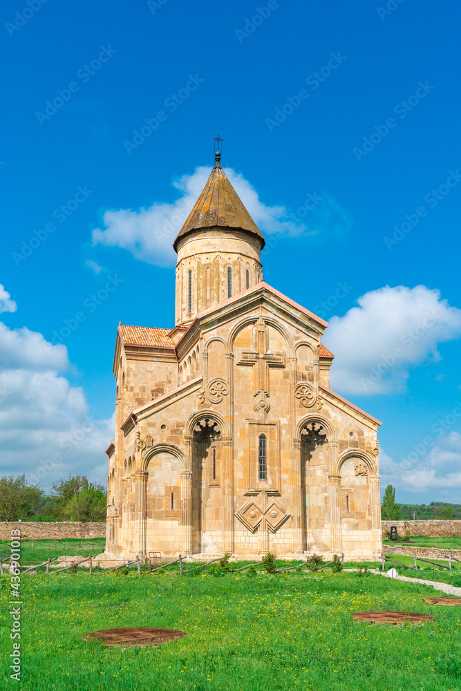 Old orthodox church in the village Samtavisi. Georgia