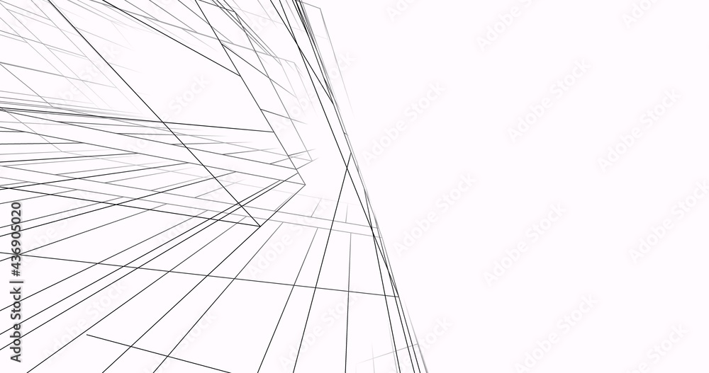 abstract architecture digital background 3d illustration abstract architecture digital background 3d illustration