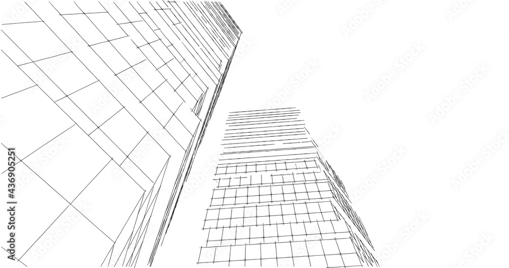 abstract architecture digital background 3d illustration abstract architecture digital background 3d illustration