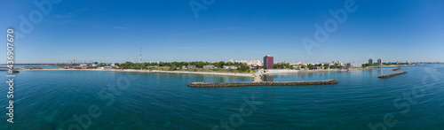 Aerial view of Mangalia, Romania