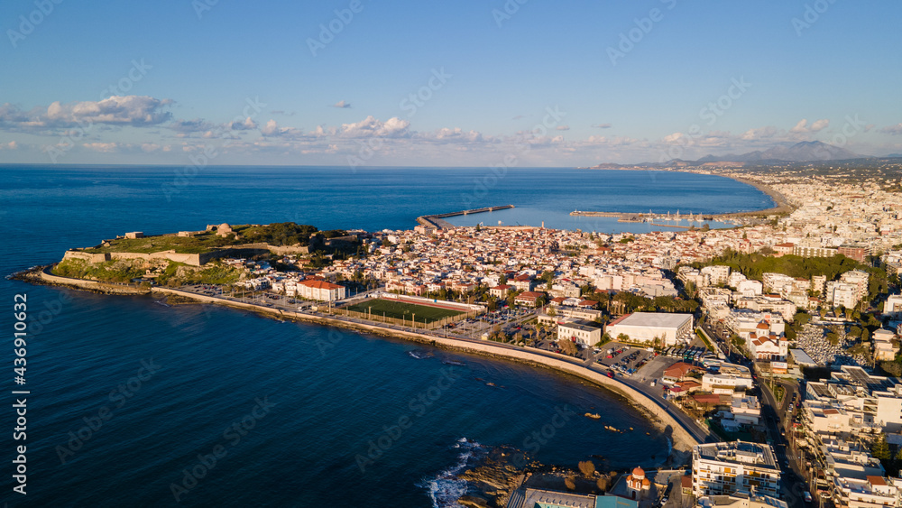 view of the city of Rethymno